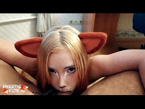 ❤️ Kitsune jibla 'dick u cum f'ħalqha Porn Russu lilna ❌